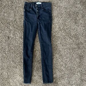 Abercrombie Super High Rise Ankle Jeans
